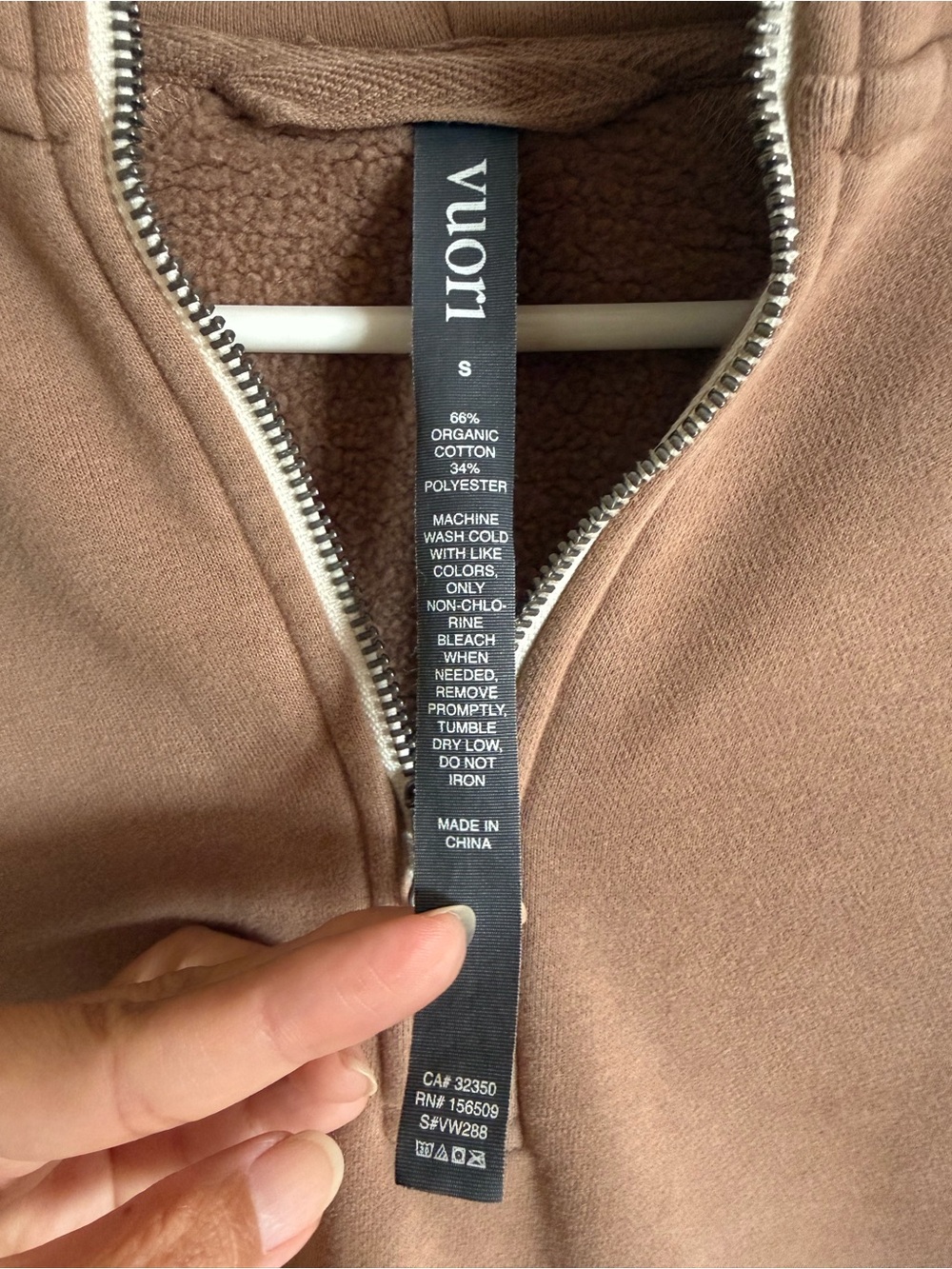Vuori Half-Zip Hooded Sweatshirt - Picture 2 of 4